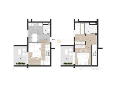 Modernisierte 1-Zimmer Wohnung mit Balkon in Fürth-Hardhöhe
