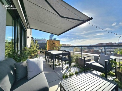 Hochwertige Dachgeschossmaisonette mit Panoramablick