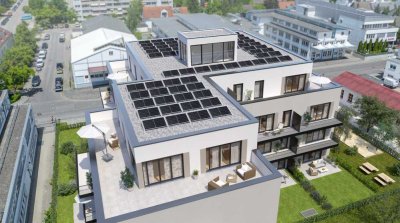 Herrliche Penthouse-Wohnung mit 2 TG-Stellplätzen (kein Duplex)