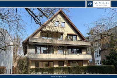 Zentrale 2-Zimmer-Wohnung
mit großem Süd-Balkon