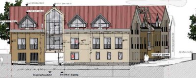 Edle Neubau 3 Zimmer Maisonette ETW mit ca. 105 m² Wfl. und 2 Balkonen
