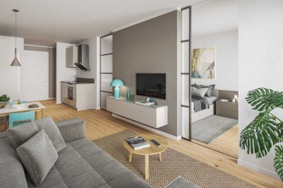 Moderne 2-Zimmer-Wohnung mit Balkon in zentraler Lage vonDüren