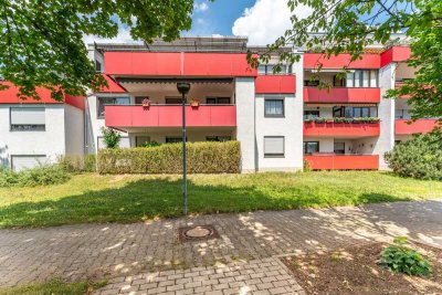 Modernisierte Terrassenwohnung mit Tiefgaragenstellplatz und Einbauküche