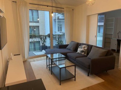 Möblierte 2-Zimmer-Wohnung im Neubau in der Eppendorfer Landstraße mit Balkon