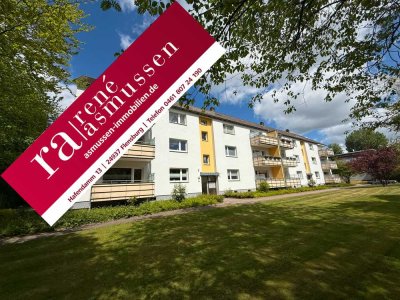 ASMUSSEN IMMOBILIEN - Sonnige ETW mit Balkon, Garage und 4 Zimmern