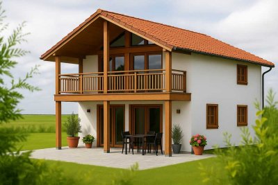 Neubau-Einfamilienhaus in schöner Lage unweit des Chiemsees - inklusive Grundstück
