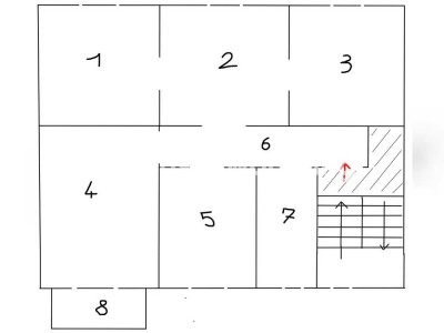 Tauschwohnung: 3-Zimmer-Wohnung in Darmstadt-Nord zum Tausch