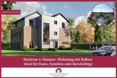 Moderne 3-Zimmer-Wohnung mit Balkon - Ideal für Paare, Familien oder Berufstätige