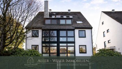Bremen-Gete | Modernisierte Maisonette-Wohnung mit hochwertiger Ausstattung und Garage