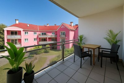 RUHIG ZENTRAL - 2 Zimmer - ca. 60m² WNFL - 2. Stock - Loggia - Garage