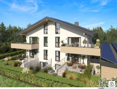Wohnen auf 2 Ebenen mit Galerie u. XL-Terrasse im WOHNUNGSEIGENTUM - Fertigstellung: Herbst 2025