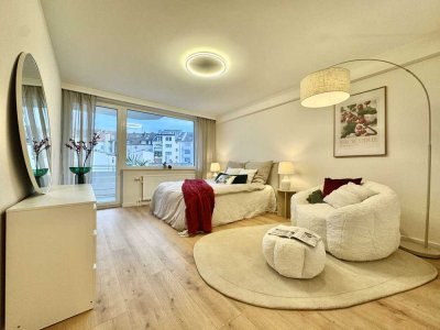 Erstbezug nach Modernisierung: Erstklassige 2-Z.-Wohnung mit Balkon in Düsseldorf Pempelfort!