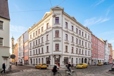 Käuferprovisionsfrei: moderne 2-ZKB mit Balkon in denkmalgeschütztem Altbau