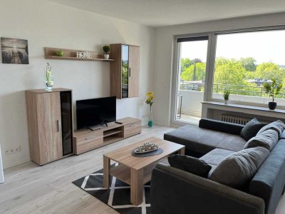 Vollmöblierte Wohnung: 1 Z. Wohnung, Einbauküche, Balkon
