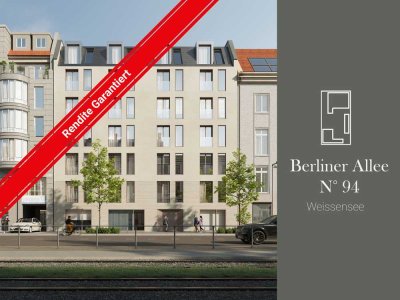 RENDITEGARANTIE: Berliner Allee: ERSTBEZUG im NEUBAU - ab 2024: 1-Zi-Whg mit 22 m² - VHS 2. OG