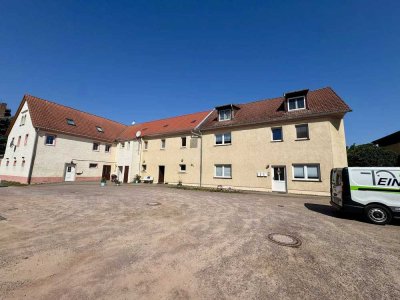 Ländliches Wohnen in schöner 3-Raumwohnung mit Garten