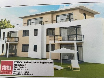Neuwertige 3-Raum-Wohnung mit Terrasse und Garten in Flerzheim