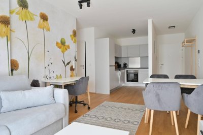 Neu möblierte 2-Zimmer Wohnung mit Süd-Balkon - LEO am Park 1210 Wien (1. Monat mietfrei!)