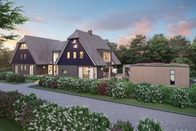 Luxus-Reetdach-Villa an der Ostsee in beliebter Zingster Wohnlage - Neubau-Projekt