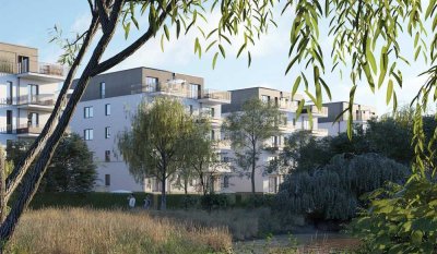 Wohnung mit Garten und Blick ins Grüne