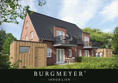 LINGEN-BRÖGBERN: Neubau-Dachgeschosswohnung mit Balkon und Stellplatz in ruhiger Lage