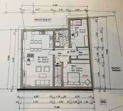 Attraktive 4,5-Zimmer-Wohnung mit Einbauküche in Wincheringen