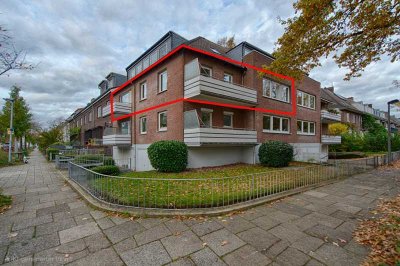 Großzügige Eigentumswohnung mit 2 Balkonen in TOP-LAGE von Schwachhausen
