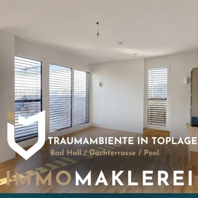 EXKLUSIVES PENTHOUSE MIT POOL &amp; SAUNA 74 M² WOHNFLÄCHE | 56 M² DACHTERRASSE