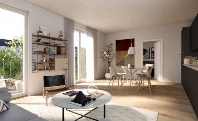 Neubau-Penthouse in der Oelkersallee in KFW-40 Standard mit Balkon und Fahrstuhl zu vermieten!
