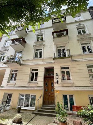 Helle und gut geschnittene 2 Zi. Altbauwohnung in Barmbek-Süd