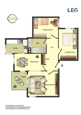 3-Zimmer-Wohnung in Kamen Methler - WBS erforderlich