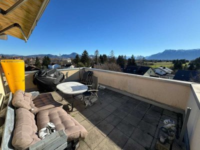 Sonnige, ruhige 3-Zimmer Penthouse-Wohnung mit großer Südterrasse