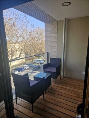 Schöner Balkon: Moderne 1-Zimmer-Wohnung in Wiesbaden