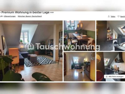 Tauschwohnung: Tolle DG-Wohnung im Glockenbach (100qm)