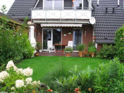 Gepflegte 2-Zimmer-Wohnung mit Terrasse und Garten in Jork