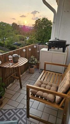 Ein Weitblick zur Haardt helle Wohnung