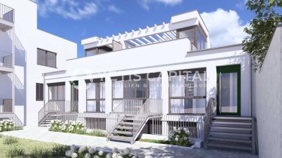 WOW � NEUAUSBAU EINFAMILIENHAUSCHARME AUF DREI ETAGEN MIT EXKLUSIVER DACHTERRASSE +PROVISIONSFREI+