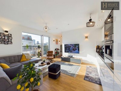 Neuwertige 2-Zimmer Wohnung mit Balkon, Terrasse &amp; Garagenplatz inkludiert in 1210 Wien – Top Lage!
