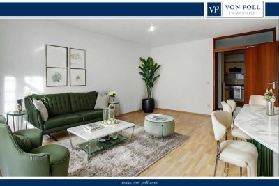 Wohnen in der Stadt und doch ruhig: 2-Zimmer-Wohnung mit TG-Stellplatz in Top-Lage