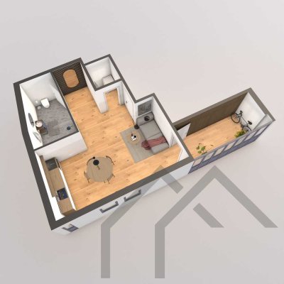 Single-City-Wohnung