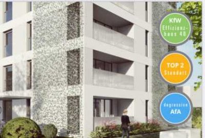 Exclusives Wohnen im Neubau 2 Zimmer ETW in Erlangen-Bruck