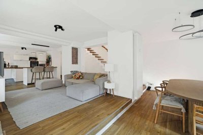 Rarität! Wohnung über 2 Etagen mit eigenem Garten zentral in Linden-Mitte!