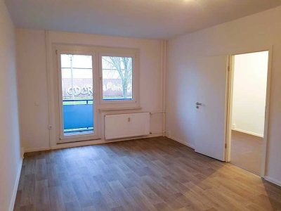 „Praktisch geschnittene 3-Zimmer-Wohnung im Erdgeschoss mit Balkon“
