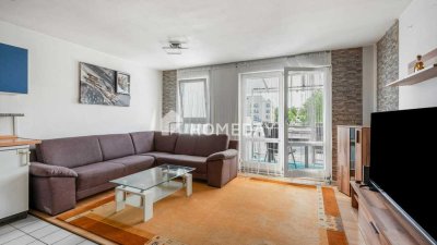 Clever geschnittene Ein-Zimmer-Wohnung mit Balkon und Stellplatz in Heilbronn