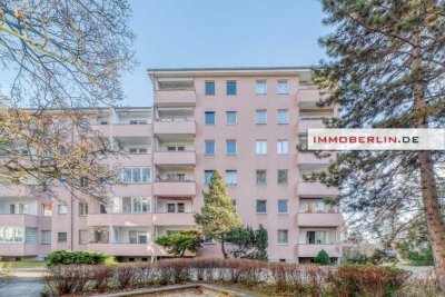IMMOBERLIN.DE - Behagliche Wohnung mit Südwestloggia & Lift
