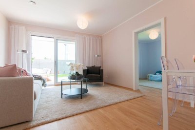 ENTZÜCKENDE 2-ZIMMER-WOHNUNG MIT GARTEN UND TERRASSE