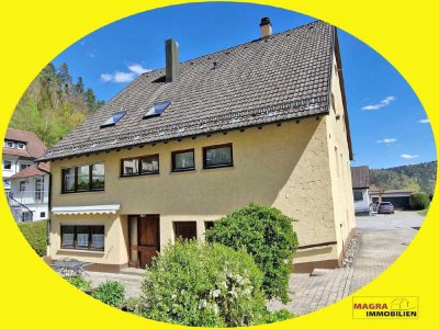 Oberndorf a.N.-Altoberndorf / Naturnah Wohnen! Ein- bis Zweifamilienhaus mit Garage