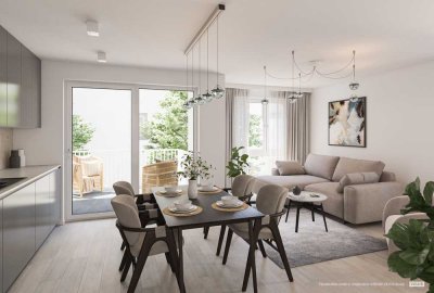 Attraktive 3,5-Zimmer Wohnung mit Balkon im 1.OG