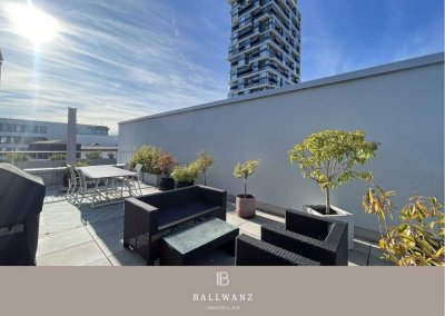 Helles 3-Zimmer-Penthouse mit großzügiger Dachterrasse in beliebter Lage