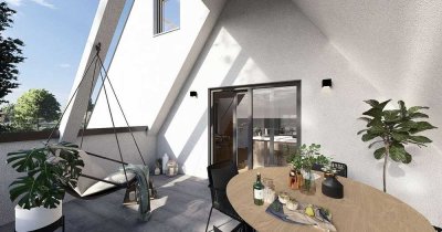 Erstbezug | Exklusive 2-Zimmer Wohnung mit Schlossblick | Neubau KfW 40 | Einbauküche inklusive